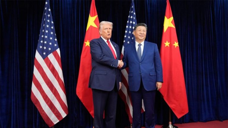 Trump, Xi meet in effort to resolve trade tensions sparked by US tariffs